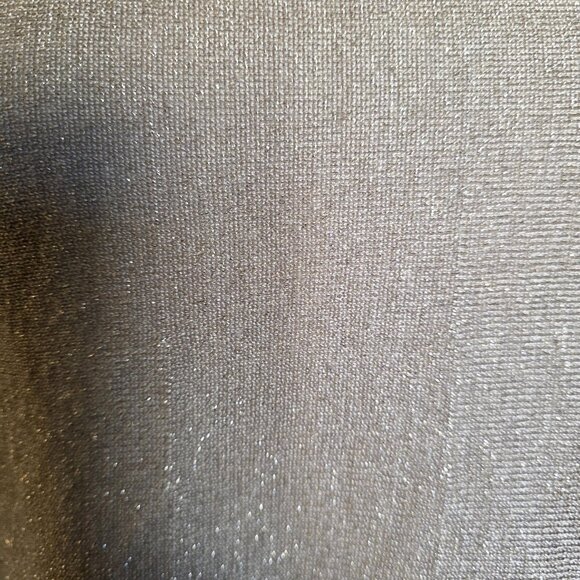 Vince Camuto Gold Metallic Lurex Sweater Women Sz S Ribbed Bell Sleeve Boat Neck - Picture 3 of 15